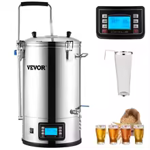 VEVOR 35L 110/220V 304 Stainless Steel All-in-One Home Beer Brewer Electric Brewing System with Pump Brewing Beer Equipment Kit - Image 2
