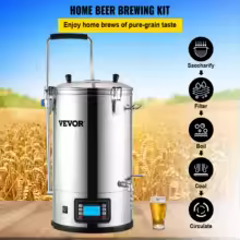 VEVOR 35L 110/220V 304 Stainless Steel All-in-One Home Beer Brewer Electric Brewing System with Pump Brewing Beer Equipment Kit - Image 3