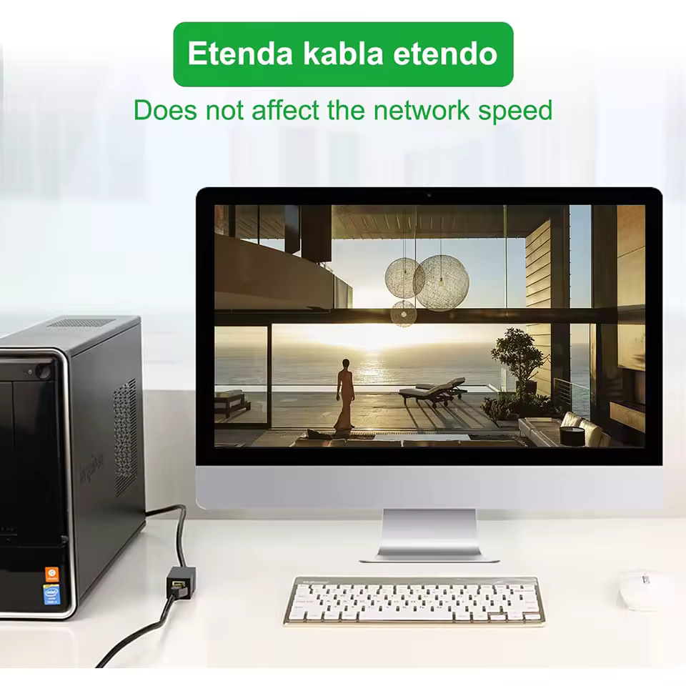 Ethernet Cable Extender – RJ45 Cat 5/6/6a Coupler Connector | Female to Female Extender for Seamless Network Connection - Image 2